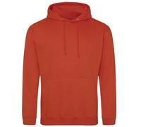 Custom Upload Your Logo Men's Classic Hoodie - Burnt Orange / XS