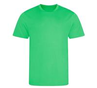 Custom Upload Your Logo Men's Sports T-Shirt - Bright Green / 3XL