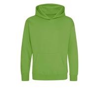 Custom Upload Your Own Logo Kids Hoodie - Lime Green / 4-5 years