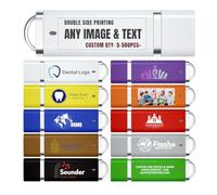 Custom USB Flash Drive 8GB 100 Pack, Lighter-Shaped USB Drives Printed with Your Logo, Customized Memory Sticks Bulk Personalized Thumb Drives for Event Giveaways, Branding Made Easy with JBOS