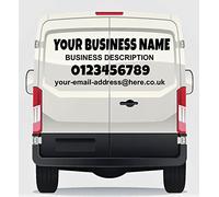 Custom Van Vinyl Sticker - Sign Writing Window Panel Door - Waterproof Self adhesive Vinyl