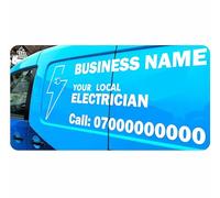 Custom Van Vinyl Sticker - Vehicle Sign Writing Kit- Waterproof Self Adhesive Vinyl Graphics