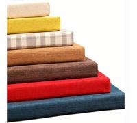 Custom Various Bench Cushion & Bay Window Seat Cushions for Indoor Linen Fabric Non-Slip Cover Bench Pads for Tatami Dining