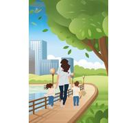 Custom "Walking with Kids" Paperback Notebook: 120 Pages, 60 sheets, Personalized Paperback, Unique Gift for Birthdays & Any Occasion, 5.5x8.5 in