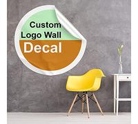 Custom Wall Decal Logo - Create Personalized Business Customized Sticker - Customize Large Vinyl - Personal Made Customizable Personalize (39'' x 39'' (100x100 cm))