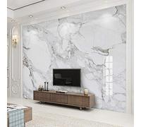 Custom wall-mounted wallpaper in high definition white marble wall decor for living room sofa background Fresco television background for the house*400cmx280cm(157.4x110.2inch)