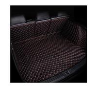 Custom Waterproof Leather Car Trunk Mats For Hyundai For Sonata 8th 2010-2015 Rear Trunk Floor Mat Tray Carpet Mud Car Boot Protector(Black Red 4pcs,Full Cover)