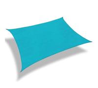 Custom Waterproof UV-Resistant Sun Shade Sail for Garden & Deck - Lake Blue 10' x 16.5' - Durable Polyester Canopy for Outdoor Patio Protection