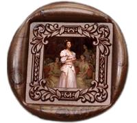 Custom Wax Seal Stamp - Frame Wax Seal Stamp Create Your Own Design, Logo, or Picture | Perfect for Wedding Invitations, Wine Decoration, Envelopes, Christmas Gifts, and Graduation Keepsakes (F08)