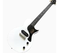 Custom White Electric Guitar with Rosewood Fretboard and Chrome Hardware -, Professional and Personalized Guitarra Electrica