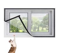 Custom Window Protection Cat Safety Net,Self-Adhesive Cat Safety Net Indoor Keep Bugs Out, Anti-Scratch Window Guard Anti-Mosquito Fly Screen Netting