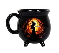 Custom Witch Cauldron Mug - Personalized Halloween Coffee Mugs,Cauldron Ceramic Mug,Fall Pumpkin Cat Ghost Spooky Season Beverage,Witchy Coffee Cups Gifts for Women, Besties, BFF, Family, Yourself