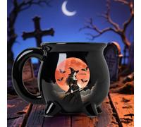Custom Witch Cauldron Mug,Personalized Halloween Witch Mug Coffee Mugs,Beautiful Spooky Customized Witch Tea Cup, Gothic Halloween Coffee Mug Wiccan Gifts,for Women,Besties,Family