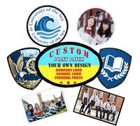 Custom Your Image Print Patch, Personalized Tactical Iron on/Sew on/Hook and Loop Backing Patches for Jackets Add Your Photo/Logo/Text Printing Fabric-Oval