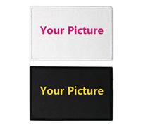 Custom Your Image Print Patch, Personalized Tactical Iron on/Sew on/Hook and Loop Backing Patches for Jackets Add Your Club School Company Photo/Logo/Text Printing Fabric-Rectangle