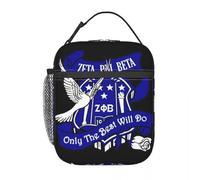 Custom Zeta Phi Beta Greek Letter 1920 Lunch Bag Thermal Cooler Insulated Lunch Box for Kids School Food Portable Tote Bags