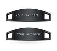 Custom4U AF1 Shoelace Tags Personalised with Any Name You Want-2 Pcs Custom Engraving Shoelace Charm Gifts for Runner Men Women