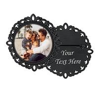Custom4U Charm Wedding Bouquet Photo Charm Groom Memorial Pin Full Color Printed Picture Charms for Bouquet