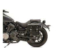 CustomAcces Ibiza (With Metallic Plate) Left Saddle Bag Black