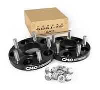 Customadeonly 2pc 20mm Black Wheel Spacers | 5x114.3 Hubcentric 60.1 Hub | 12x1.5 Stud Toyota