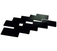 Customcard Ltd Chalkboard Write on Reusable Name Badges with pin (Pack of 10)