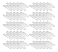 Customcard Ltd Double-Sided ID Card Holder - Secure, Clear Plastic for 2 Credit-Sized Cards (85mm x 54mm) - Durable, Lightweight for Work, School, Events- ID Card Holder for Lanyard (Clear,Pack of 50)