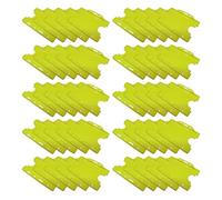 Customcard Ltd Double-Sided ID Card Holder - Secure, Yellow Plastic for 2 Credit-Sized Cards (85 x 54mm) - Durable, Lightweight for Work, School, Events- ID Card Holder for Lanyard (Yellow,Pack of 50)