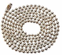 Customcard ltd Neck Chain, Steel Ball Chain 30 inches Long, Neck Chain for Key and Badge Holders x 1