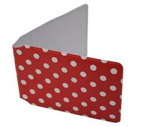 Customcard ltd Polka Dot Red Travel Bus Pass Wallet, Oyster, Rail, ID, Gym, Card Pass Case Holder