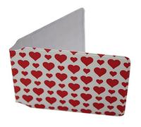 Customcard ltd Valentine Love Heart Travel Bus Pass Wallet, Oyster, Rail, ID, Gym, Card Pass Case Holder