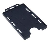 Customcard ltd Vertical Portrait Double Two Sided Identity ID Card Pass Badge Holder Navy