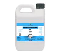 Customchem Hydrogen Peroxide 6%, 2.5L Container 2.5 Litre Powerful Disinfectant for Home, Medical Use plant care