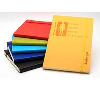 CustomDesign.Shop Personalised Custom Premium Softcover Notebook | Design A Truly Unique Journal | Laser Engraved Gift Idea (Yellow)