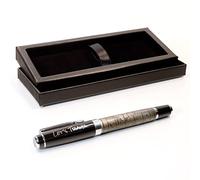 CustomDesign.Shop Personalised Custom Premium World Map Design Metal Pen + Gift Box | Design A Truly Unique Present | Laser Engraved