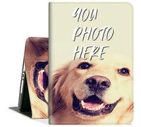 Customed Add Your Own Photo iPad Case for Samsung Tab S8+ 2022/Galaxy S7 FE 2021/S8 Plus/S7 Plus 12.4 Inch Case,Fold Stand Cover with Auto Wake/Sleep for Samsung Tab S8+/S7 FE