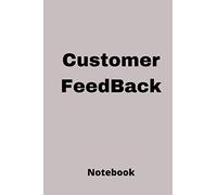 Customer feedback: Notebook Journal 9*6 inch with 100 lined pages Gift for High-quality matte cover white paperback register login notebook visitors ... clients opinions Record notes stores note