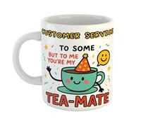 Customer Service Advisor to Some But to Me Tea-Mate Funny Coffee Mug Gift for Office Desk, Home or Workplace, Present for Birthdays or Retirement