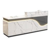 Customer Service Reception Desk for Offices Restaurants & Retail Stores - Functional Display to Enhance Professional Needs & Atmosphere