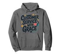 Customer Service With Grace, CSR Call Center Agent Pullover Hoodie