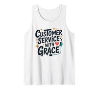 Customer Service with Grace, CSR Call Center Agent Tank Top