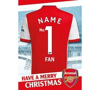 Customisable Arsenal FC Christmas Card - Personalise Any Name or Relation