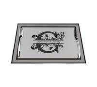 Customisable PVC Woven Placemats with Any Text Image Logo Color Patterns, Personalised Heat Resistant Washable Easy Clean Dining Table Place mats Sets 45x30cm (18"x12") (Family Name)