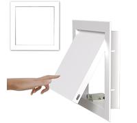 Customisable-Sized Aluminium Alloy Access Door, Ceiling Access Panel White Inspection Hatch, Concealed Spring Loaded Access Panel for Drywall Wall Ceiling(20x23.6in/50.8x60cm)