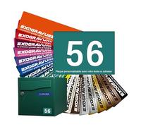 Customisable Street Number Plate for Mailbox 7 x 5 cm - Number on Engraved Label - Strong Adhesive PVC - Olive Green