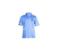 Customise Embroidered Mens Heavyweight Tunic, Free Left Chest Text Tunic, Health Care Hospital, Medical Doctors Uniform, 65% polyester 35% cotton Tunic