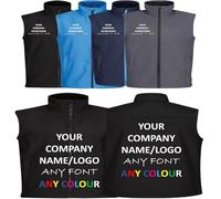 Customise Vibrant Contrast Softshell Jacket for Custom Printing for Men, Women & Kids | Add Your Name, Logo or Design (Unisex Vest)