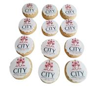 Customised 10 Luxury SS Cookies/Biscuits party favours/gifts/branded favours. Photo/Logo/Words/Name/Age; For Anniversary, Bridal, Baby Shower, Wedding; 6.5cm (Ginger Stem All Butter Cookies)