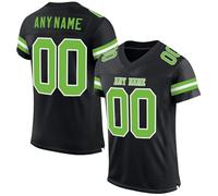 Customised Football Jersey Polyester Mesh - Personalised for Men Women Youth, Breathable Quick Dry Moisture Wicking Sport Shirt with Name/Number/Logo, Active Top for Team Game, Training & Party