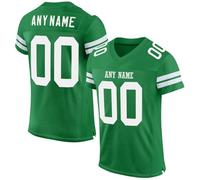 Customised Football Jersey Polyester Mesh - Personalised for Men Women Youth, Breathable Quick Dry Moisture Wicking Sport Shirt with Name/Number/Logo, Active Top for Team Game, Training & Party