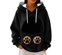 Customised Hoodies for Women Customize Hoodie Long Sleeve Plus Size Printing Add Logo Photo Text Create Your Own Sweatshirt Couple Sweatshirts Gift Funny Black